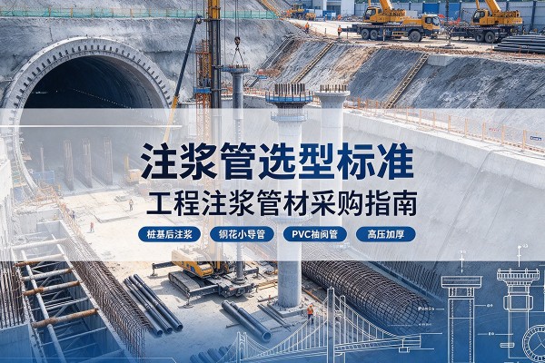 西城区注浆管选型标准